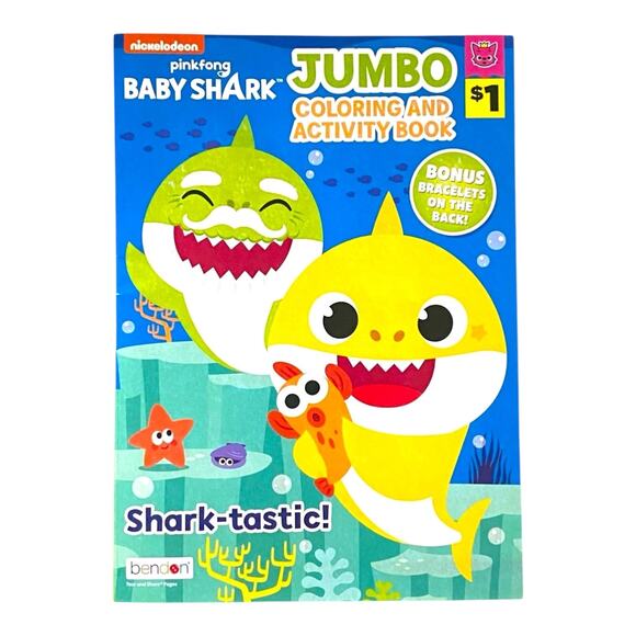 Baby Shark Learning & Activity Gift Set - Drawstring Bag, Cards Toy Bundle - Picture 10 of 11